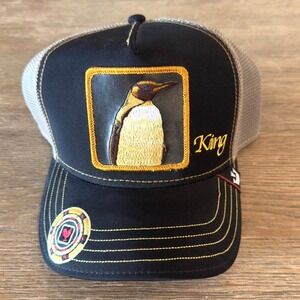 Goorin‎ Bros. Quart Major King Penguin Casino Collection Adjustable Trucker Hat